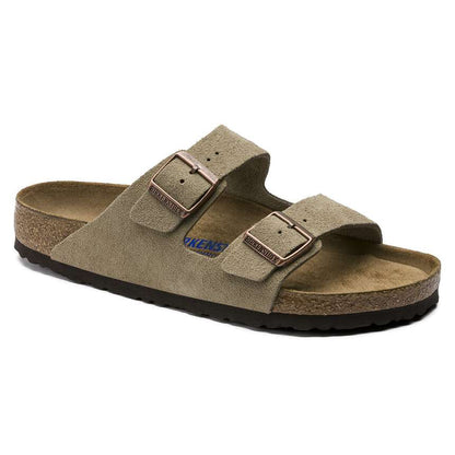 Birkenstock Arizona Weichbettung Veloursleder Taupe