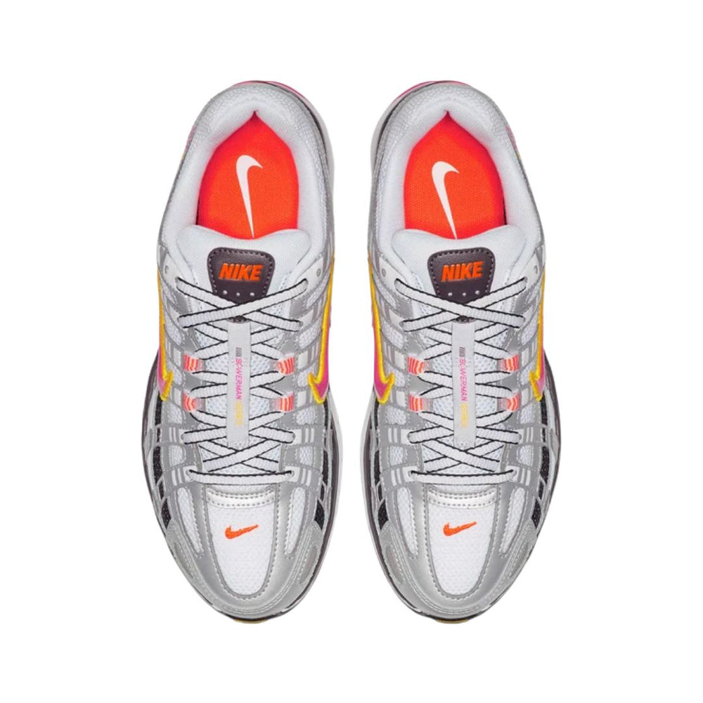 Nike P 6000 White Metallic Platinum Hyper Crimson Laser Fuchsia