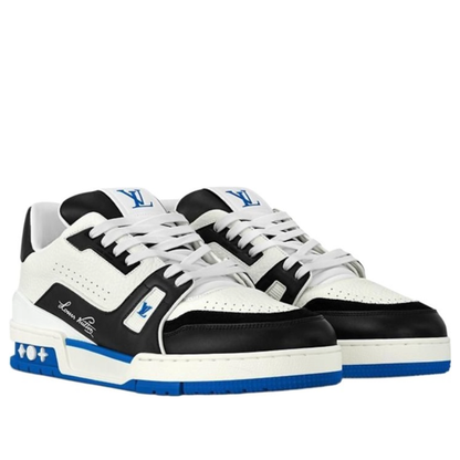 Louis Vuitton LV Trainer White Black Blue