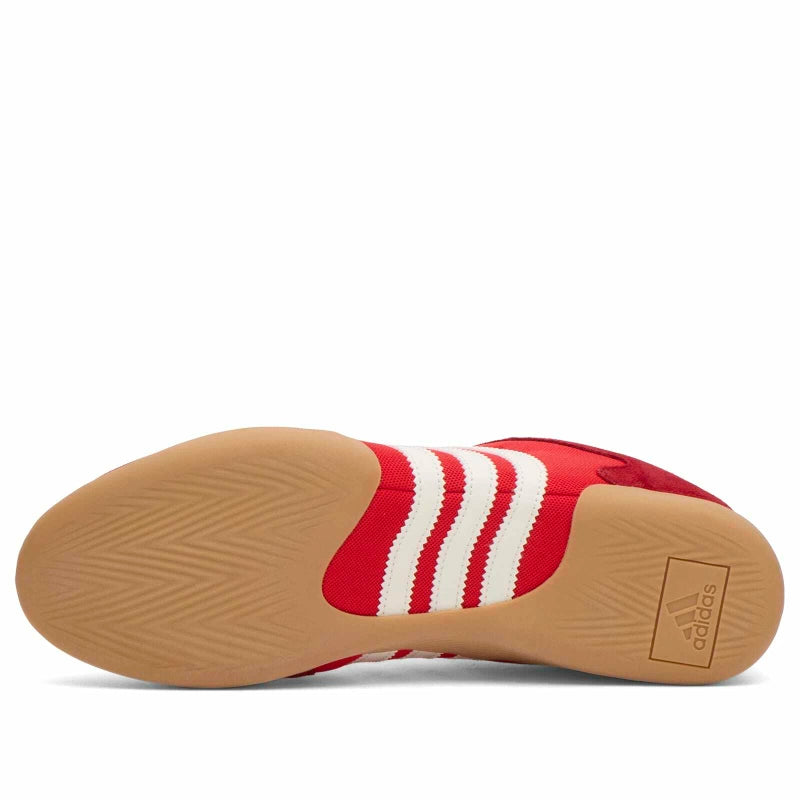 Adidas x Bad Bunny Ballerina Sneaker in Vivid Red Chalk White