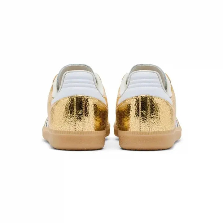 Adidas Samba OG Cracked Metallic Pack Gold Sneakers