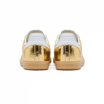 Adidas Samba OG Cracked Metallic Pack Gold Sneakers