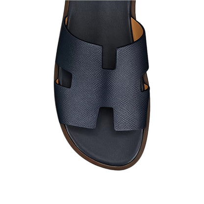 Hermès Izmir Sandals Navy