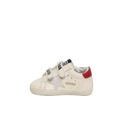 Golden Goose Baby School White Red Kids Sneakers