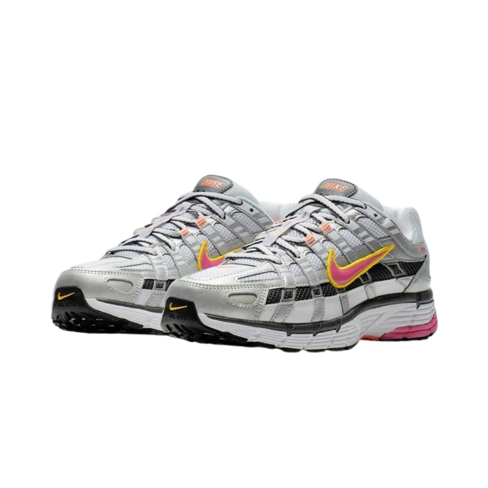 Nike P 6000 White Metallic Platinum Hyper Crimson Laser Fuchsia