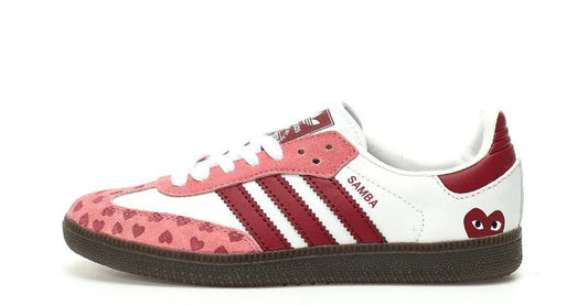 Adidas OG SAMBA X CDG White Red Kids Sneakers