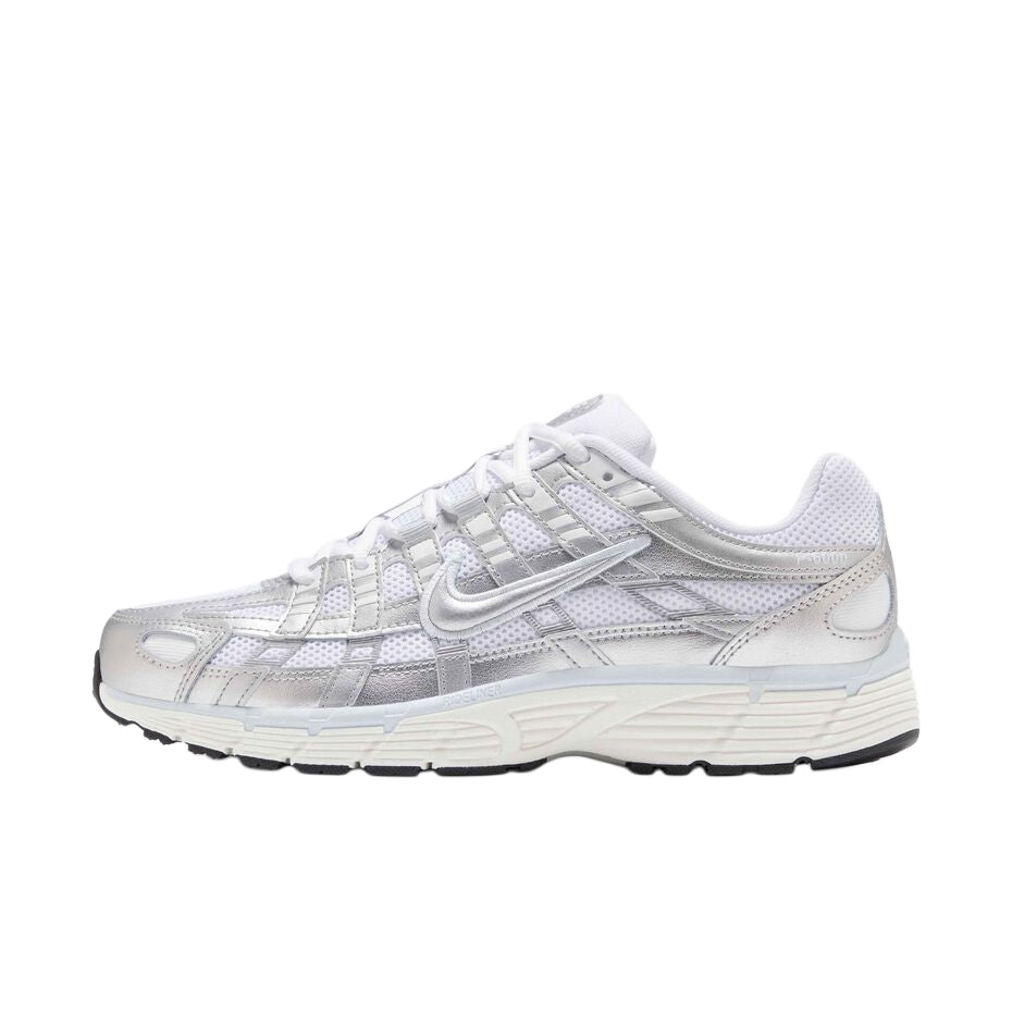 Nike P 6000 White Blue Tint Sail Metallic Silver