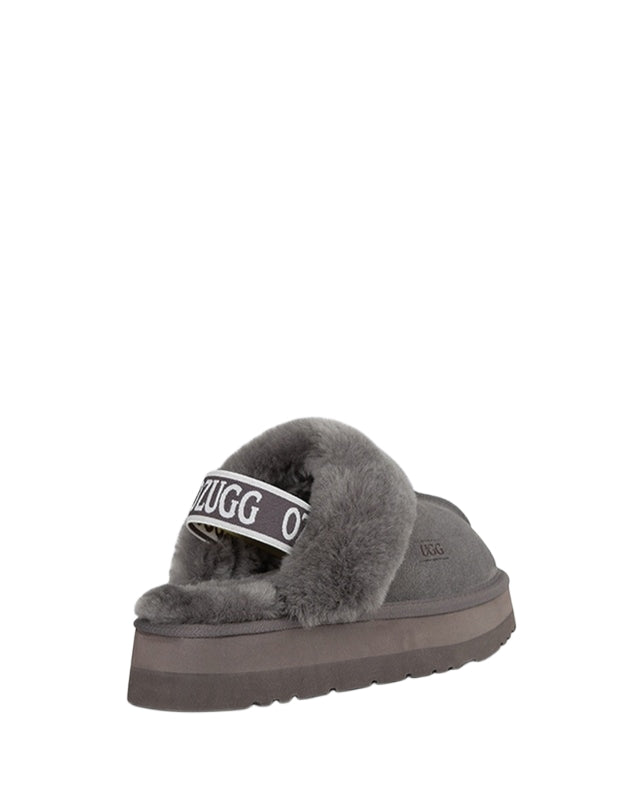UGG Funkette platform slipper grey charcoal