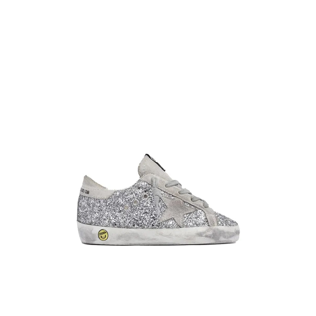 Golden Goose glitter Silver Kids Sneakers