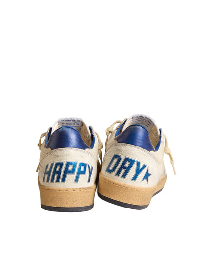 Golden Goose Ball-Star with blue star and gold heel tab