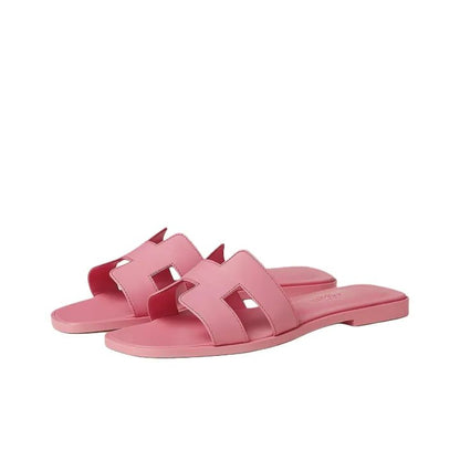 Hermès Oran vibrant pink calfskin leather