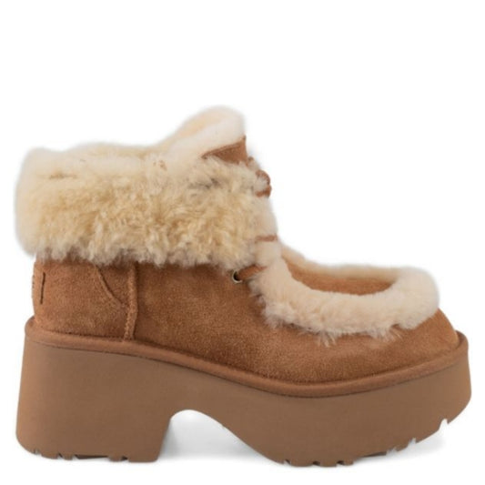 UGG Esmee Lace-Up Boot in the Chestnut