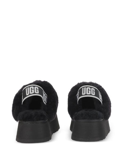 UGG Funkette platform slipper black