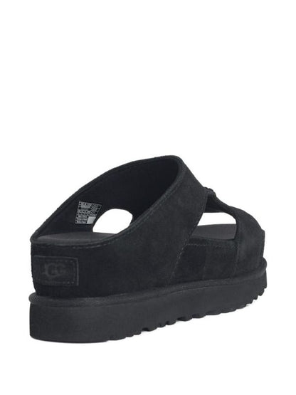 UGG Goldenstar Hi cutout Black slides