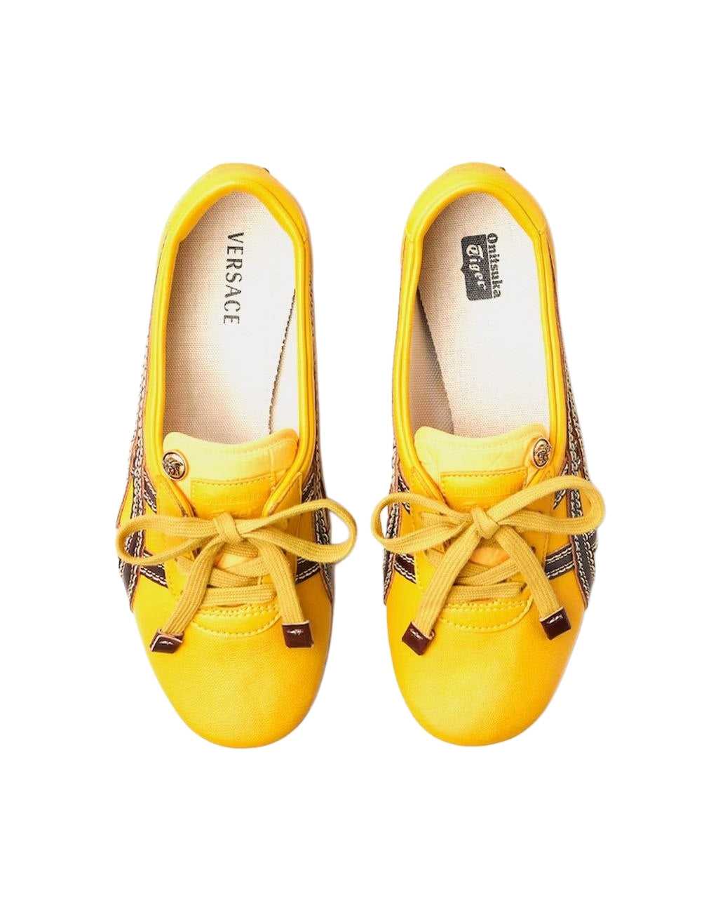 Onitsuka Tiger Tai Chi Sakura Nappa Versace Brown Yellow