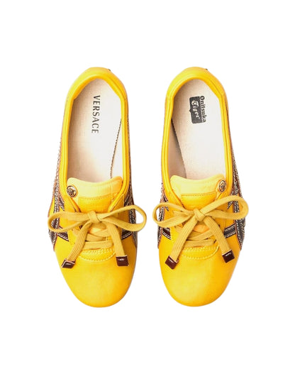 Onitsuka Tiger Tai Chi Sakura Nappa Versace Brown Yellow