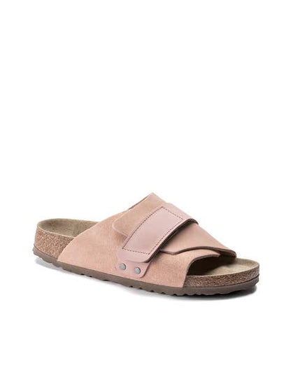Birkenstock Kyoto Nubuck Leather Sandals Purple