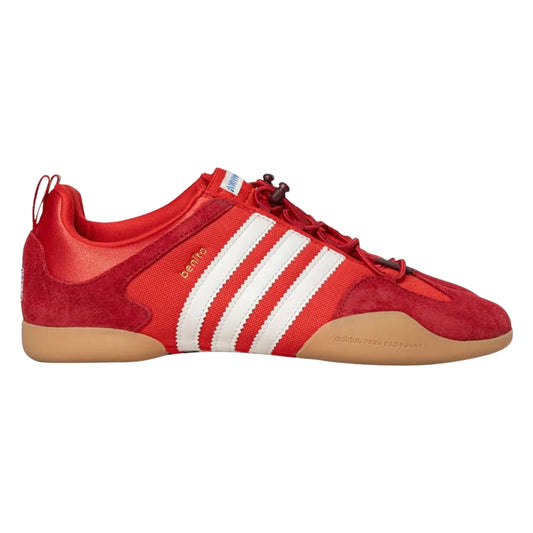 Adidas x Bad Bunny Ballerina Sneaker in Vivid Red Chalk White