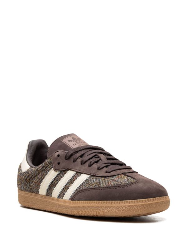 Adidas Samba OG Tweed Pack Dark Brown Cream White