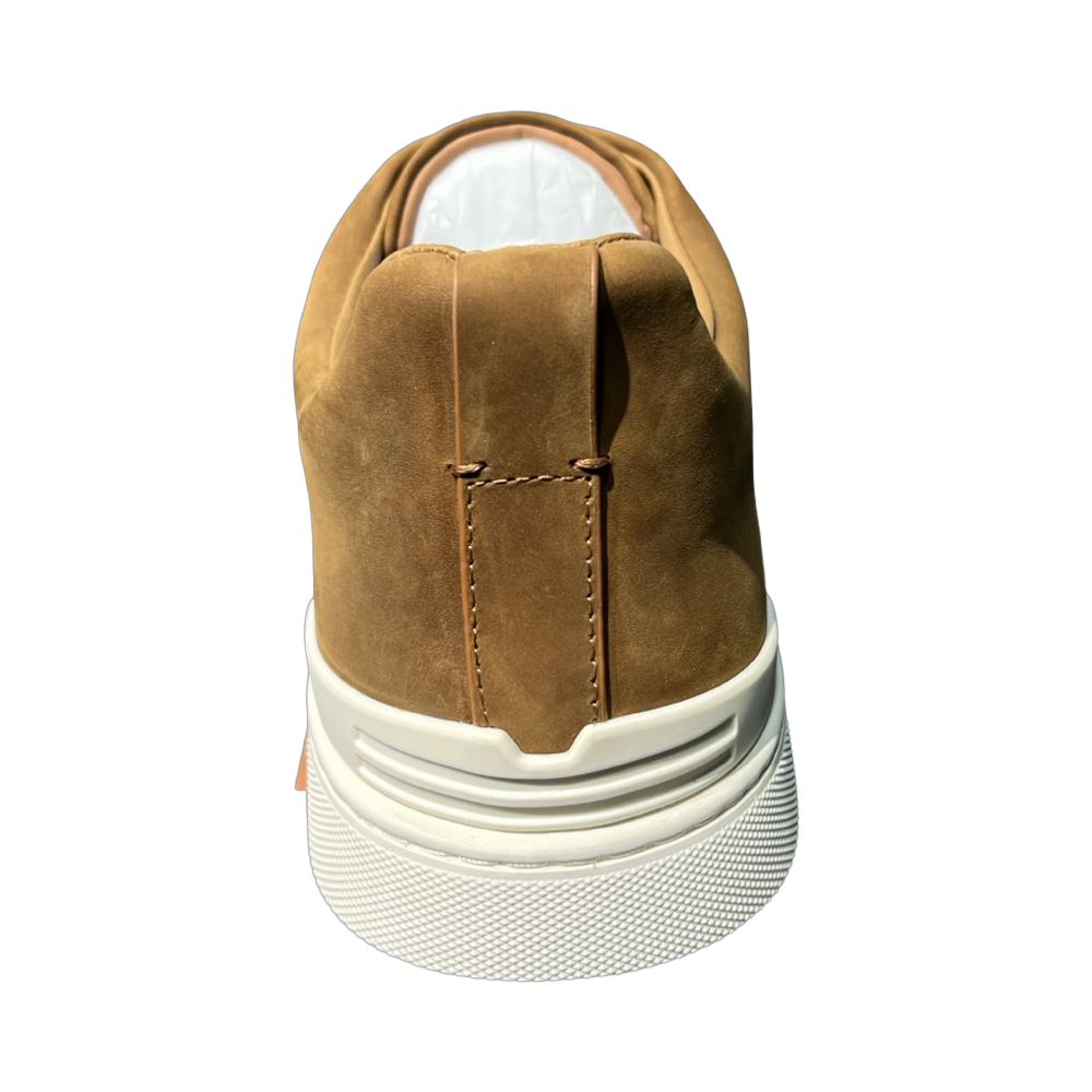 ZEGNA Crocodile Leather Triple Stitch Secondskin Light brown