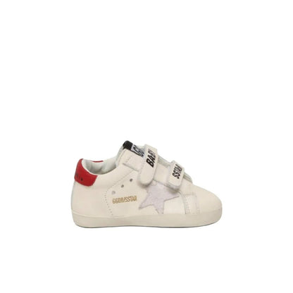 Golden Goose Baby School White Red Kids Sneakers