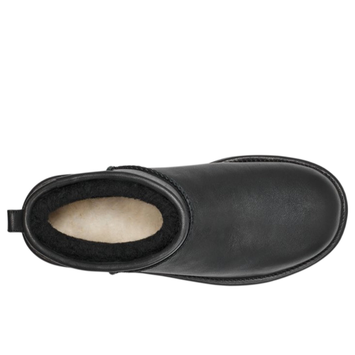 UGG Classic Ultra Mini Platform Black Leather