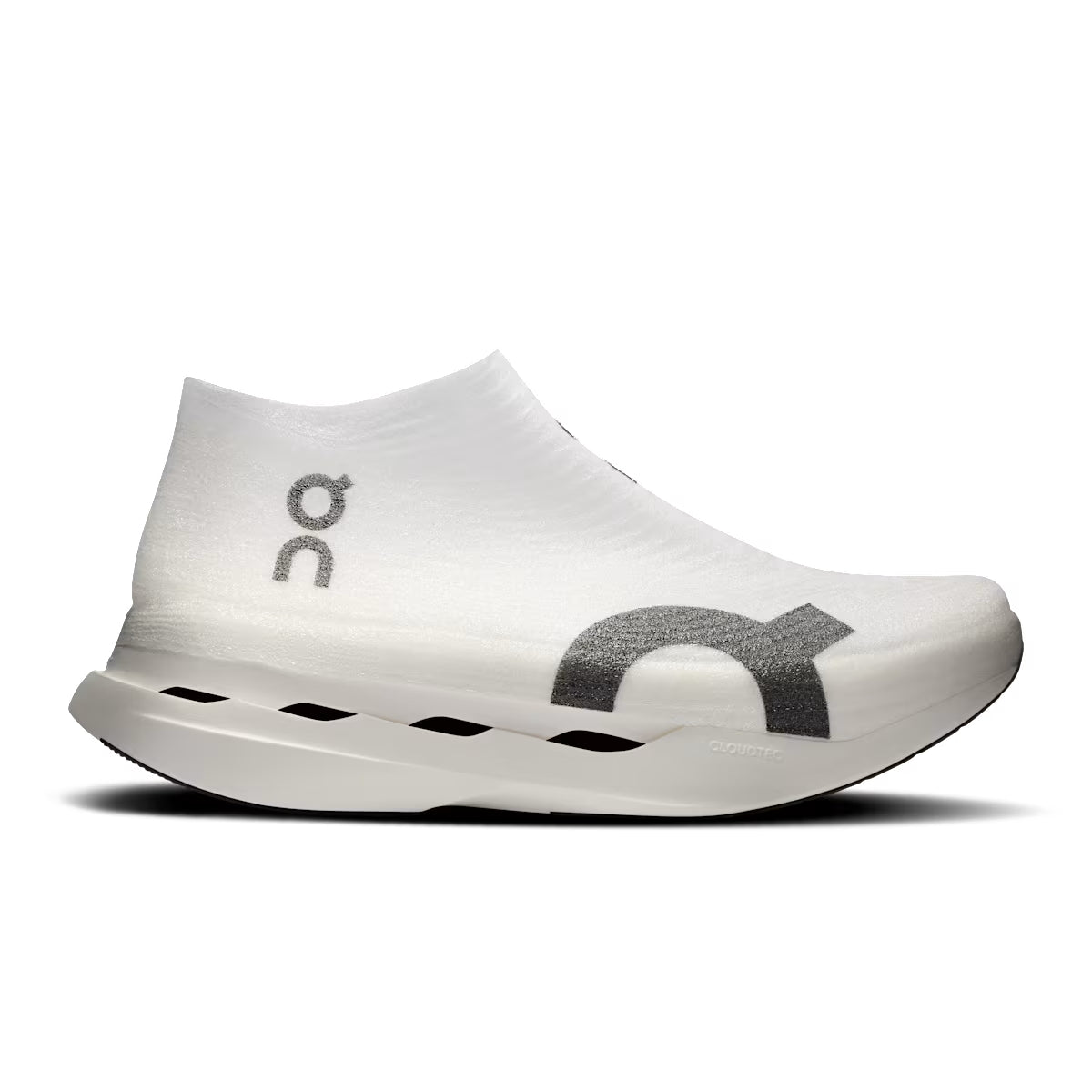 On Cloudboom Light Spray Strike White Black