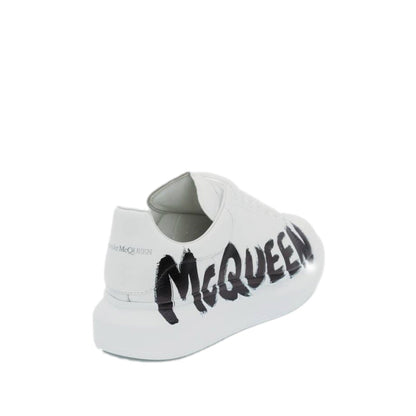 Alexander McQueen Oversized Graffiti White Black