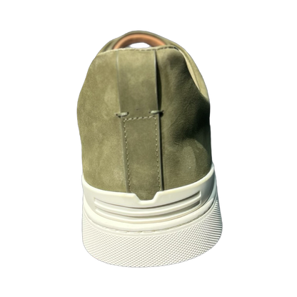 ZEGNA Crocodile Leather Triple Stitch Secondskin Green
