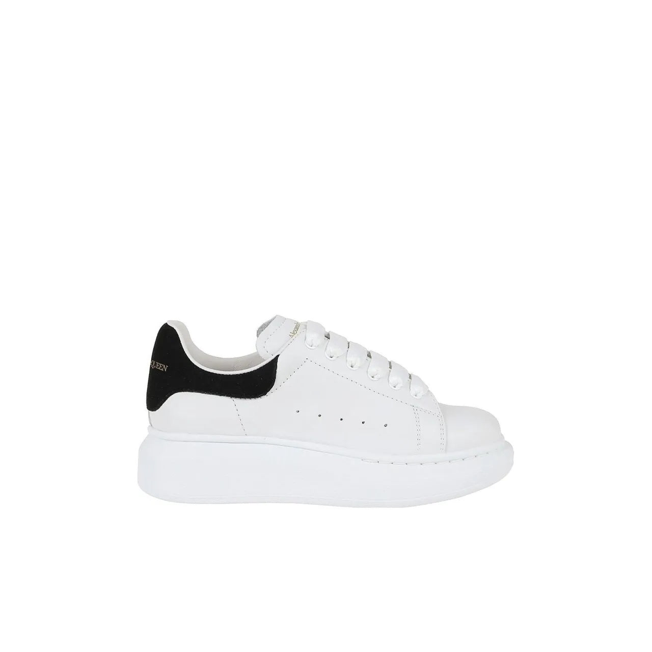 Alexander McQueen Oversized Ivory Black Leather_Unique Store
