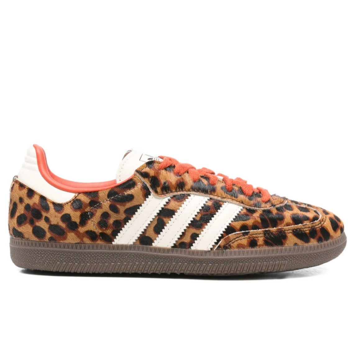 Adidas Samba Animal-print striped trainers