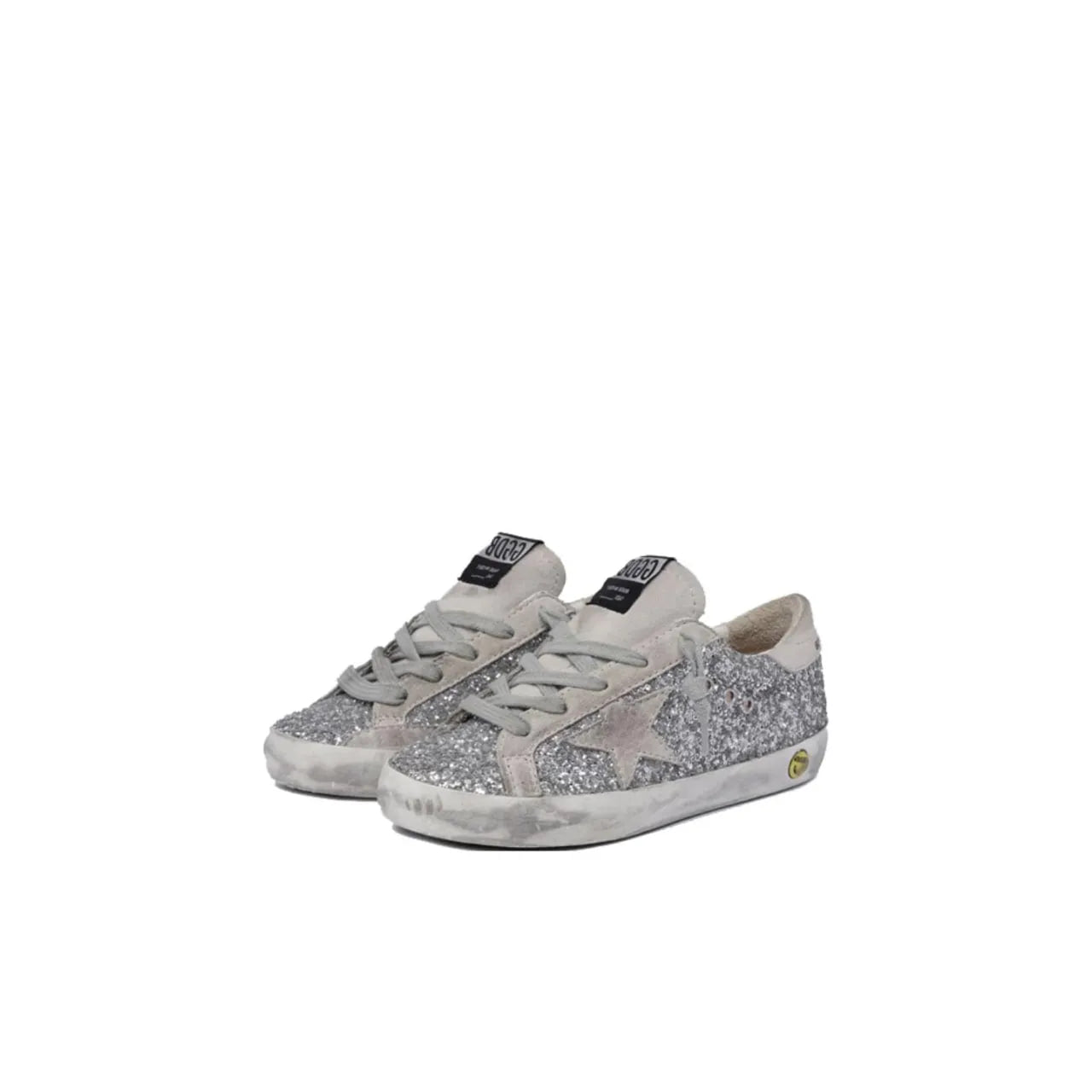 Golden Goose glitter Silver Kids Sneakers