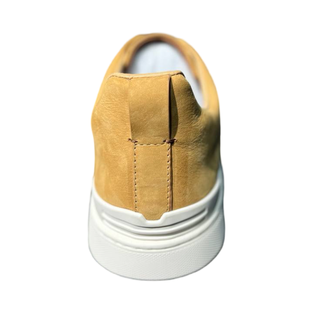 ZEGNA Crocodile Leather Triple Stitch Secondskin tan