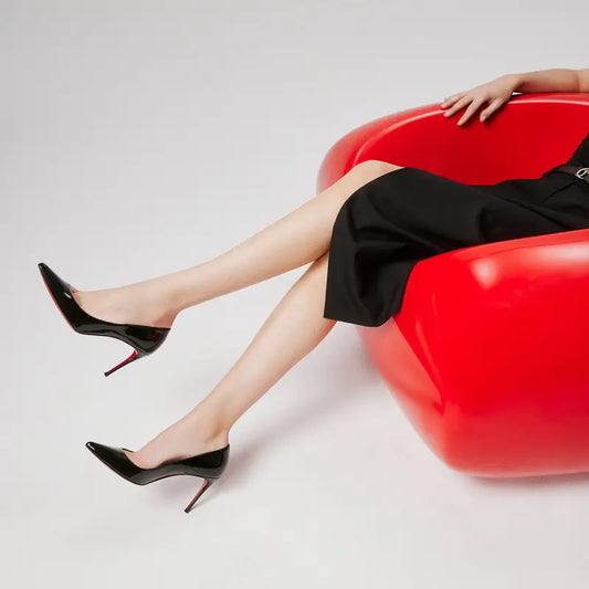 Christian Louboutin Pigalle Black patent Leather pump