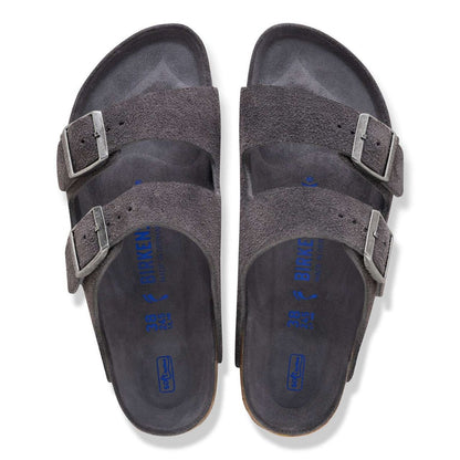 Birkenstock Arizona Soft Footbed
Suede Leather Charcoal Tonal FB