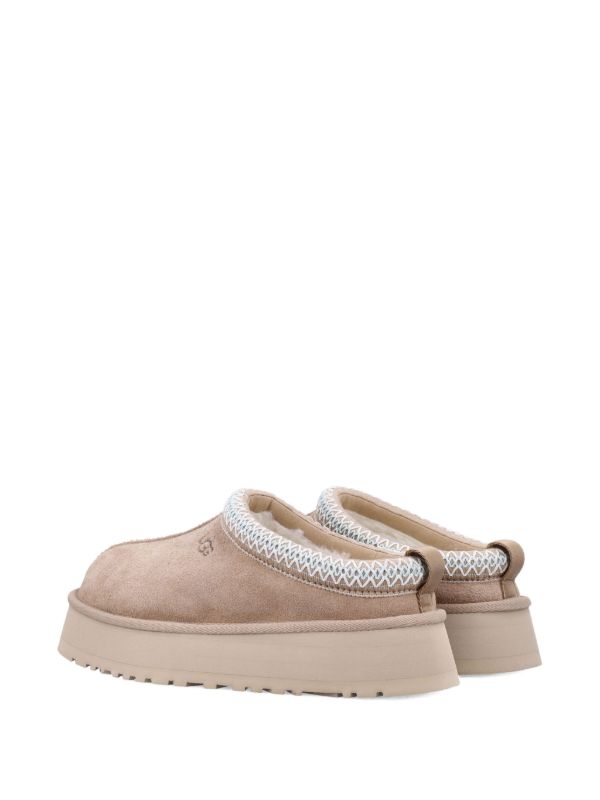UGG Tazz Chestnut Contrast Stitch Slippers