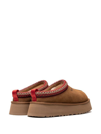 UGG Tazz Chestnut Contrast Stitch Slippers