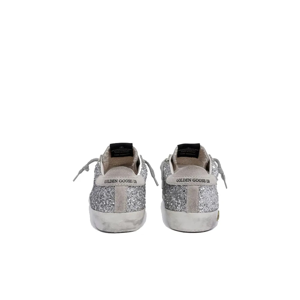 Golden Goose glitter Silver Kids Sneakers