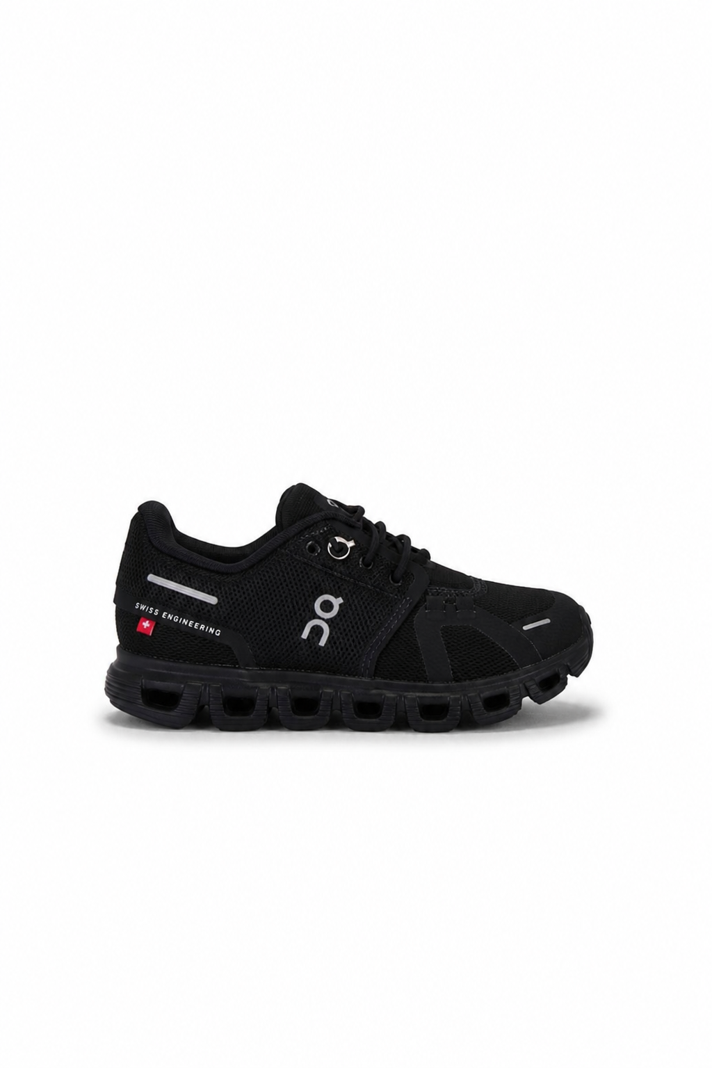 On Cloud 5 Kids Black Sneakers_Unique Store