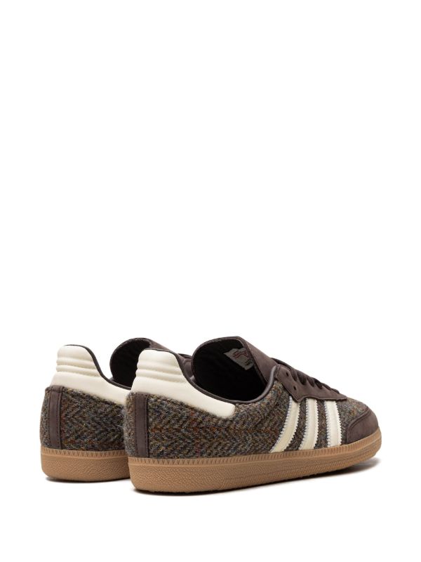 Adidas Samba OG Tweed Pack Dark Brown Cream White