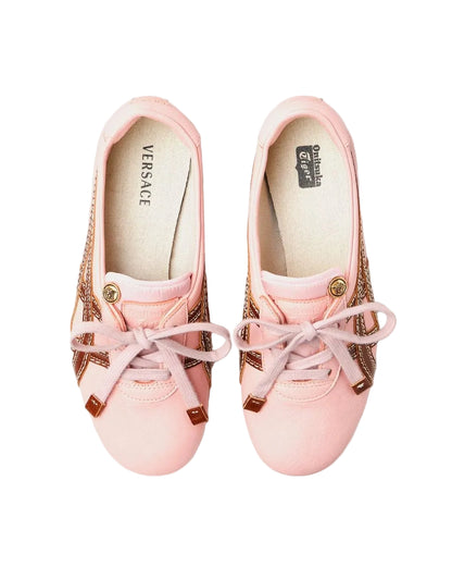 Onitsuka Tiger Tai Chi Sakura Nappa Versace Pink Brown