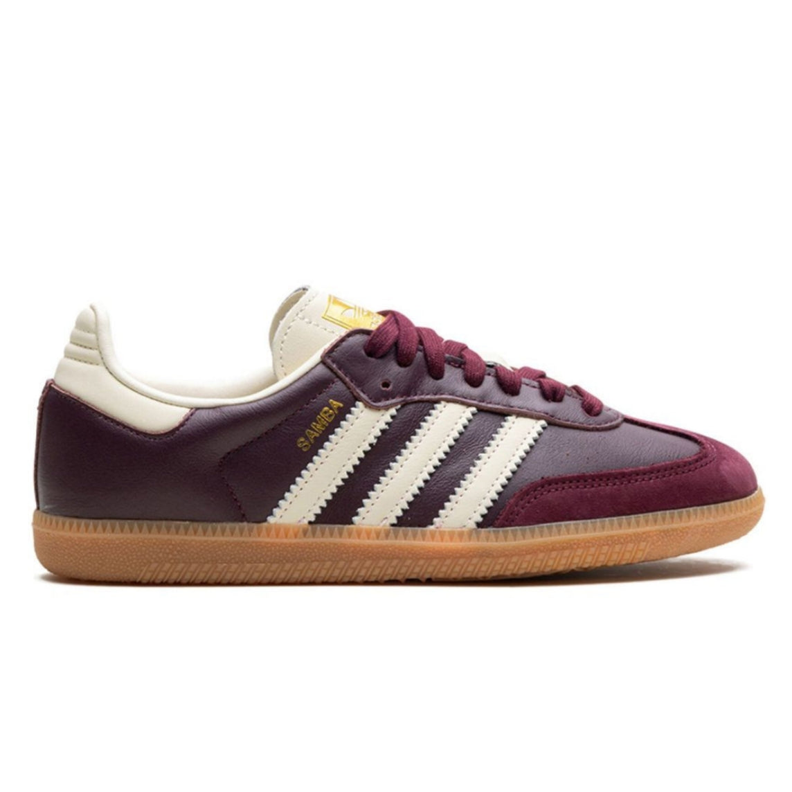 Adidas Samba Maroon/Core White/Gold Metallic
