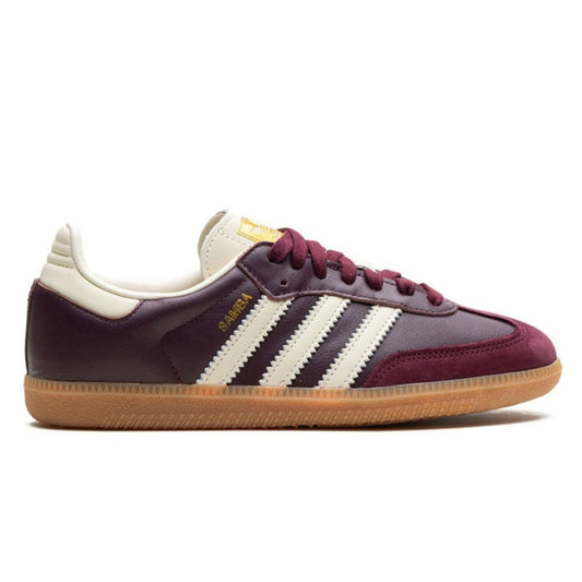 Adidas Samba Maroon/Core White/Gold Metallic