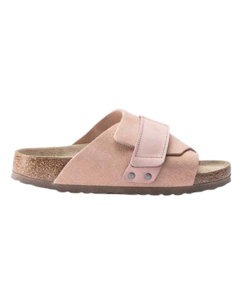 Birkenstock Kyoto Nubuck Leather Sandals Purple
