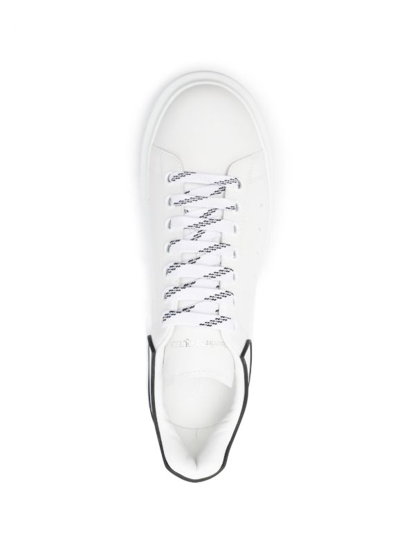 Alexander McQueen Oversized White Black Trim
