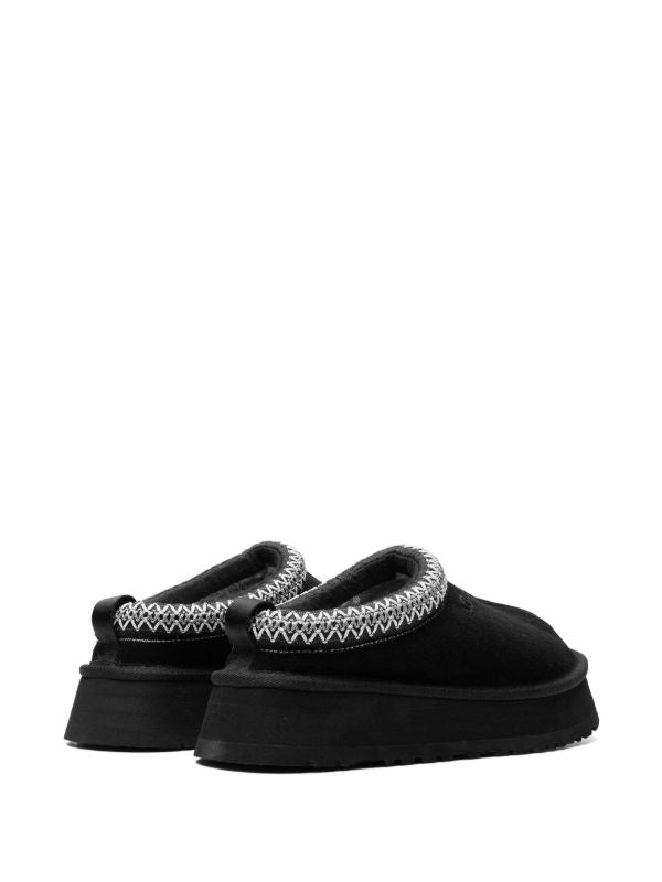 UGG Tazz Black Contrast Stitch Slippers