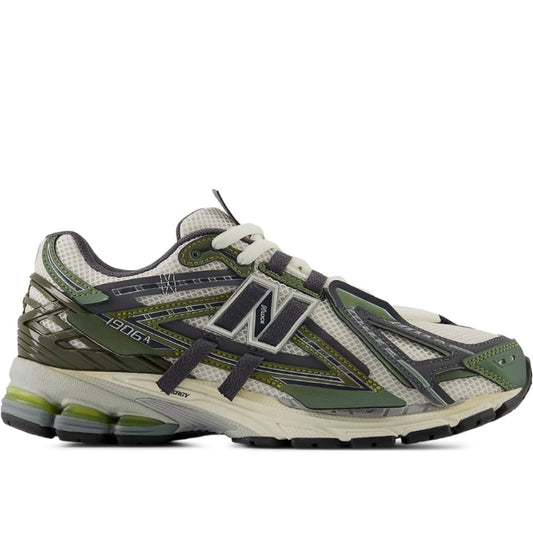 New Balance 1906A in the Olive Juice Sea Salt Woodland