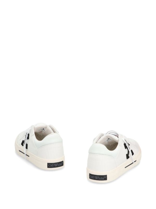 Off-White Vulcanized Low Canvas White Black