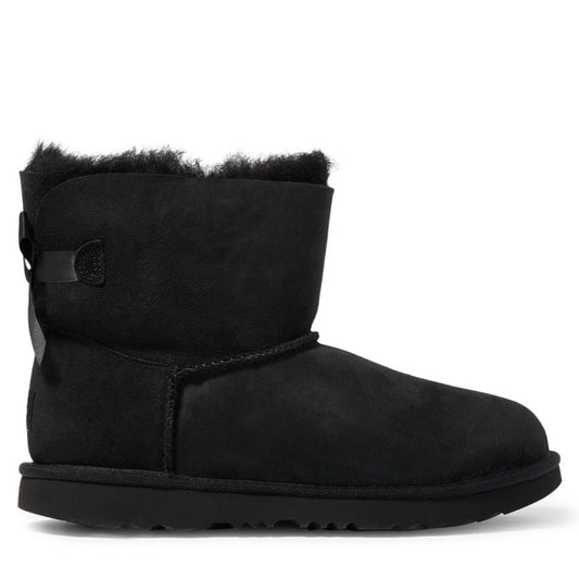 UGG Toddlers Black Mini Bailey Bow II Boot Kids