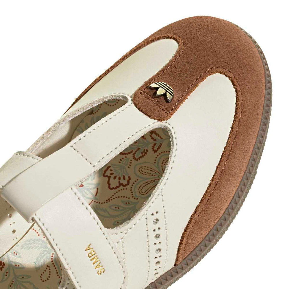 Adidas Samba Mary Jane Off White Gum Brown